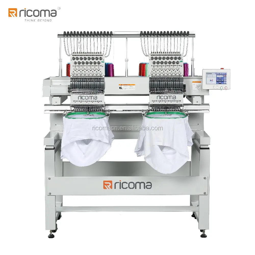 RICOMA Two Heads Portable computerized Embroidery Machine MT-1202/ MT-1502