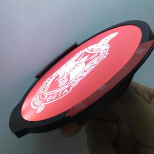 ملصق سيارة ليد مستدير 4 بوصة مع مستشعر إضاءة لاسلكي وتعمل ببطارية 3 AAA - Product Image 4
