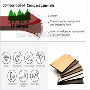 HPL Blanco Brillante de 0.6mm/<span class=keywords><strong>Formica</strong></span> Laminada <span class=keywords><strong>Blanca</strong></span> Brillante de 0.6mm para Muebles - Product Image 4