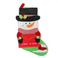 Personalized Cheap 2018 New Design Free Sample Christmas Santa Stockings