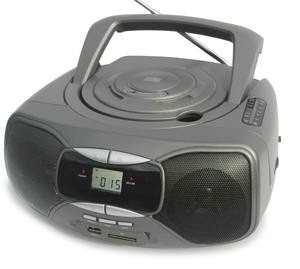 Portable <b>CD</b> <b>Players</b> Boombox <b>with</b> AM/FM <b>Radio</b> USB & SD Playback - Product Image 3