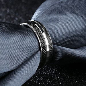 Marlary Man Jewelry Manufacturer Wholesale Steel Cheap Polishing Stainless Steel Finger <strong>Ring</strong> for <strong>Dad</strong> - Product Image 4