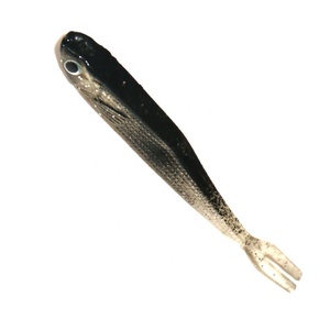 Esca Gratuita <span class=keywords><strong>per</strong></span> Pesca al Bass con Coda Biforcuta 70mm 3g, Esca Morbida <span class=keywords><strong>in</strong></span> <span class=keywords><strong>Silicone</strong></span> a Doppia Coda, Esca <span class=keywords><strong>in</strong></span> Plastica Morbida con Coda a Forchetta - Product Image 2