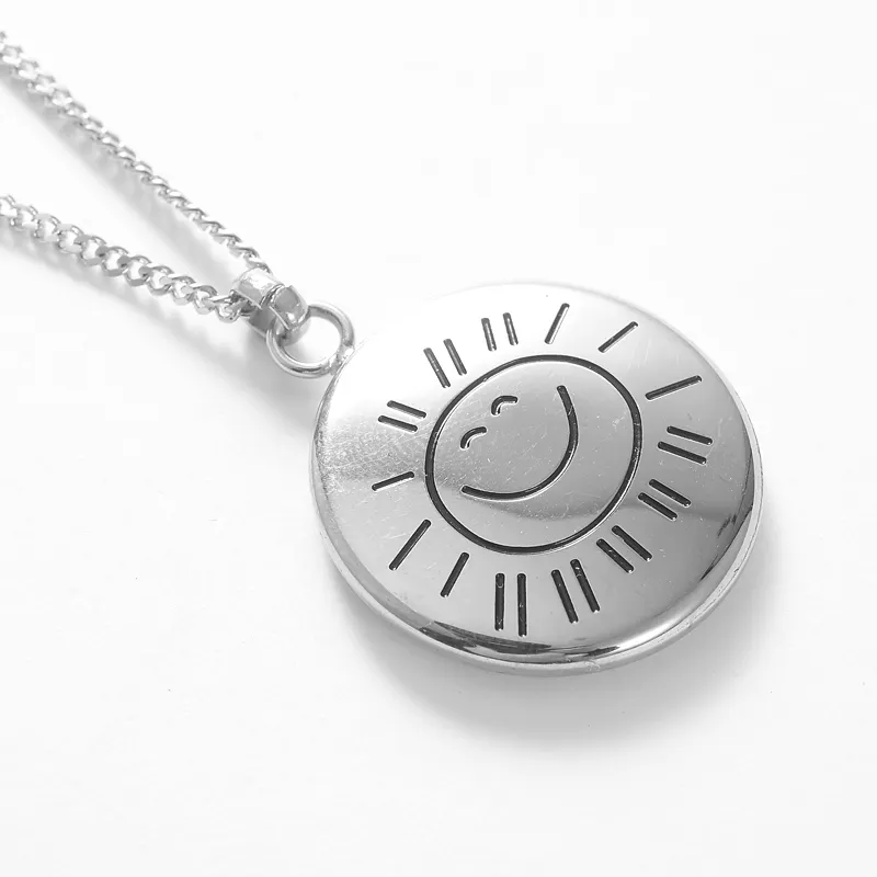 LOORDON Stainless Steel "You Are My Sunshine My Only Sunshine" Necklace Jewelry Gift Women Teens Girls