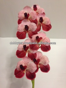 กล้วยไม้ประดิษฐ์สีสันสดใสของประเทศไทยสำหรับตกแต่ง - Product Image 1