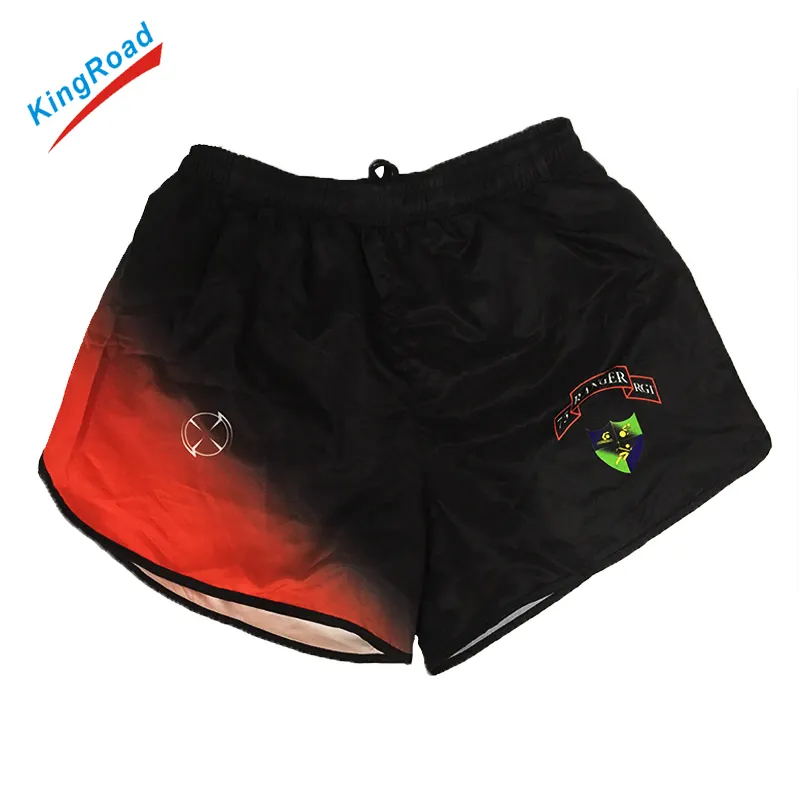 Pantalones cortos deportivos coolmax para hombre, ropa para gimnasio, 100% poliéster, venta al por mayor