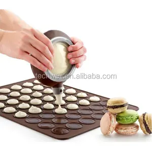 안정적인 실리콘 마카롱 베이킹 매트 마카롱 비스킷 쿠키 제빵기구