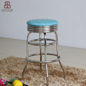 Taburete de Bar Estilo <span class=keywords><strong>Diner</strong></span> - Vintage Restaurante Americano Años 50, Sillas de Bar Estilo <span class=keywords><strong>Diner</strong></span>, Silla de Restaurante - Product Image 1