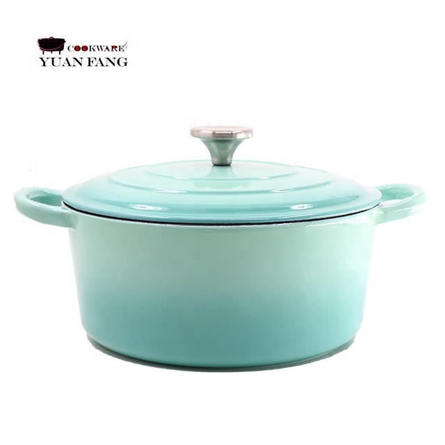 High Quality Casserole Cooking Set Enamel Cast Iron 6Pcs Pots and Pans Non Stick Cookware Set · image 6