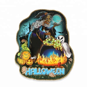 Happy Halloween Wall Stickers mural witch house for Halloween party home decoration - Product Image 1