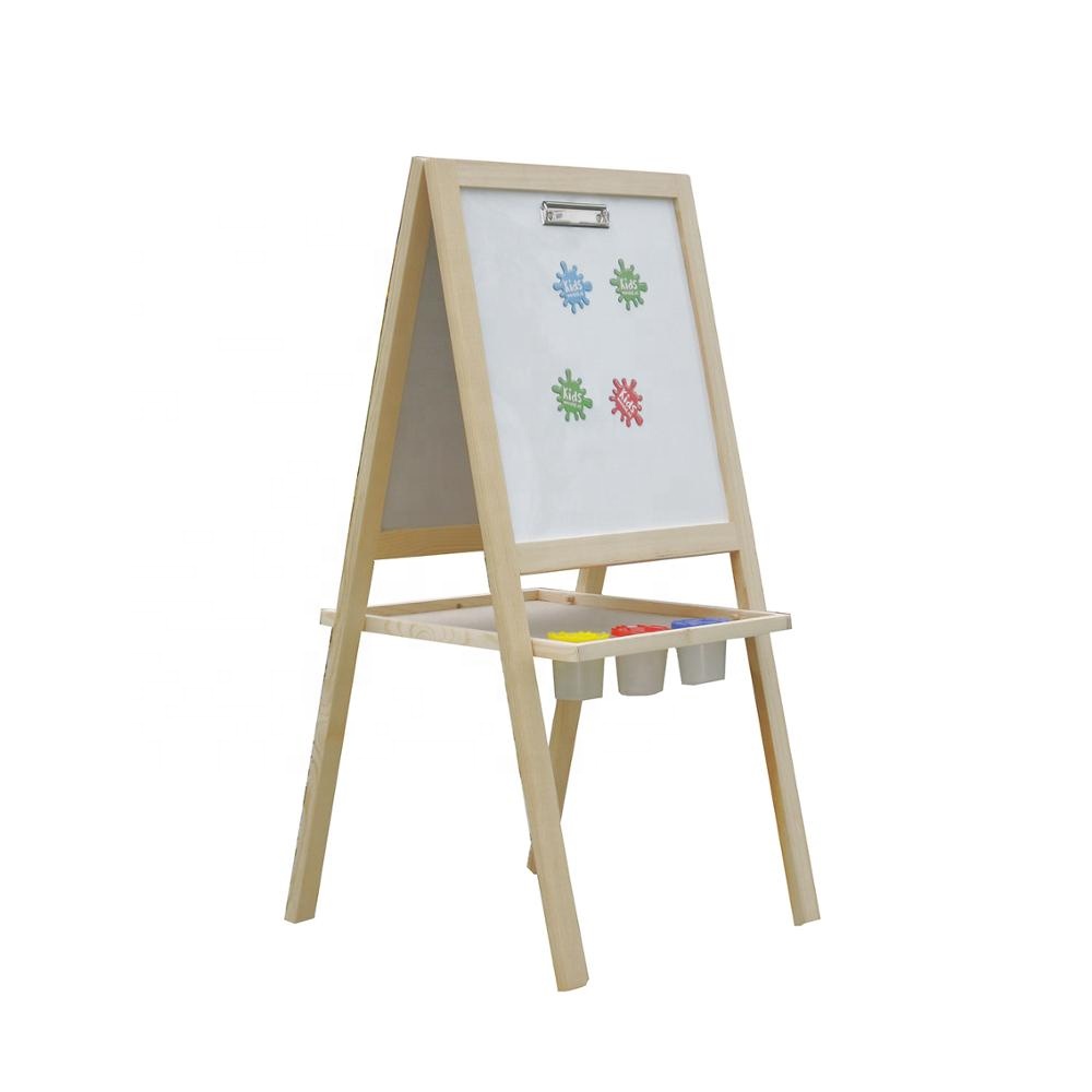 magnetic multifunction white board chalk board easel children drawing board