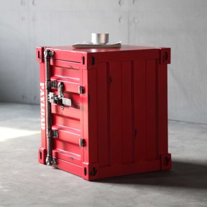 Bộ Đồ Nội Thất Tủ Đựng Đồ Vận Chuyển Hàng Hóa Bằng Kim Loại Bàn Bên Hông Phong Cách Công Nghiệp Màu Đen Bằng Sắt - Product Image 4