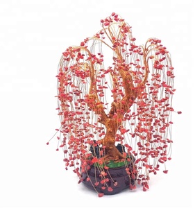Árbol de cristal de jade natural <span class=keywords><strong>bonsai</strong></span> verde Aventurina árbol de <span class=keywords><strong>sauce</strong></span> <span class=keywords><strong>llorón</strong></span> para la decoración - Product Image 6