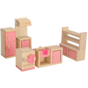 <span class=keywords><strong>Jouet</strong></span> d'imitation Montessori, mini meubles en bois, cadeaux pour bébés - Product Image 3