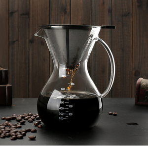 <span class=keywords><strong>Jarra</strong></span> <span class=keywords><strong>de</strong></span> vidrio <span class=keywords><strong>cafetera</strong></span> <span class=keywords><strong>con</strong></span> <span class=keywords><strong>filtro</strong></span> <span class=keywords><strong>de</strong></span> <span class=keywords><strong>acero</strong></span> <span class=keywords><strong>inoxidable</strong></span> mano goteo café - Product Image 2