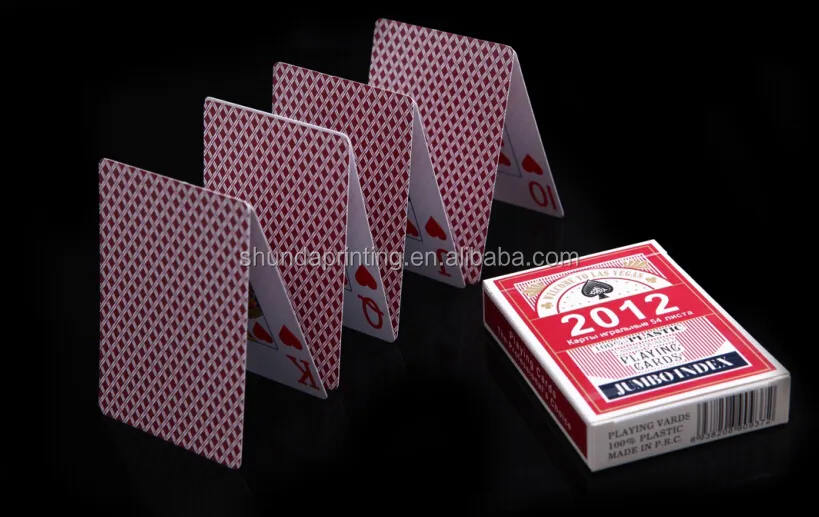 2017 100% Plástico Cartões de Jogo do Casino da Qualidade, PVC Jogando Cartas de Poker, cartões de Jogo de Super à prova d' água