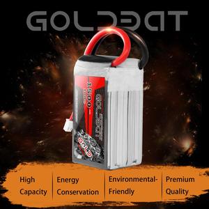 Vente en gros goldbat <span class=keywords><strong>Lipo</strong></span> 2s 3S <span class=keywords><strong>4S</strong></span> 5S 6S <span class=keywords><strong>1500mAh</strong></span> 100C Drone AKKU pour hélicoptère RC avion quadrirotor bateau - Product Image 6