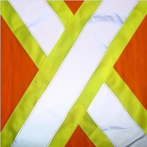 Hiz viz naranja reflexivo de la seguridad polo camiseta - Product Image 6