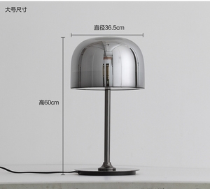 Italie <span class=keywords><strong>design</strong></span> l'équateur lampe de table de <span class=keywords><strong>chambre</strong></span> à coucher d'hôtel <span class=keywords><strong>liseuse</strong></span> LED abat-jour en verre table de chevet lumière - Product Image 4
