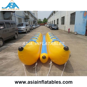 Bateau gonflable tractable pour 10 personnes, type banane aquatique, flyfish, ski tube, pour la <span class=keywords><strong>plage</strong></span>, jet ski - Product Image 4