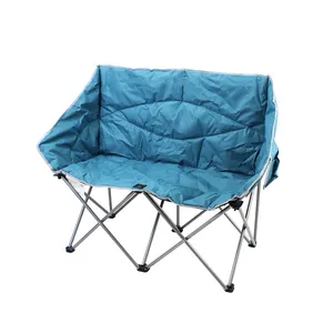 Tianye आउटडोर loveseat कुर्सी foldable शिविर कुर्सी के साथ हीटिंग पैड डबल कुर्सी के साथ कप धारक - Product Image 1