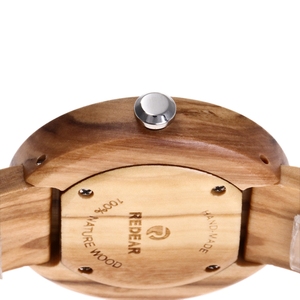 Crea il tuo marchio Cassa dell'<span class=keywords><strong>orologio</strong></span> e quadrante in un pezzo di legno <span class=keywords><strong>orologio</strong></span> con polso nastro per il legno dalla fabbrica Della Cina. Reloj de madera... - Product Image 5