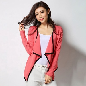 Venta directa de fábrica de estilo coreano de moda de Mujeres de Rebeca de Color sólido estilo corto - Product Image 2