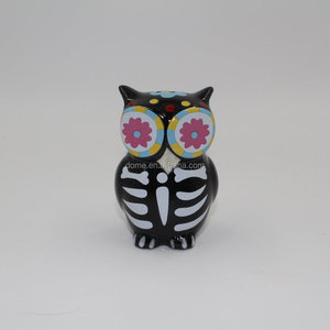 Nero Hallowmas gufo sale e pepe shaker <span class=keywords><strong>ceramica</strong></span> - Product Image 3