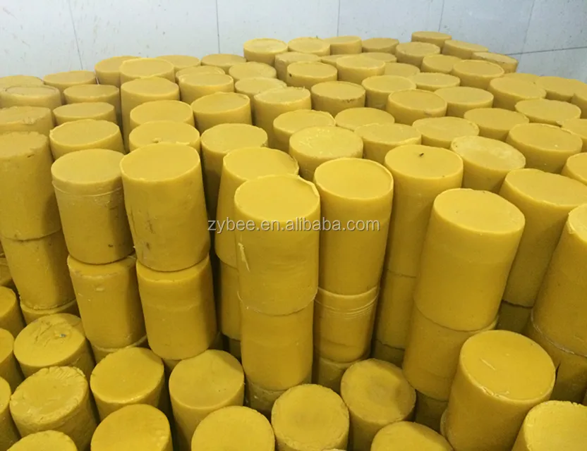 organic natural raw yellow refined honey beeswax for industry