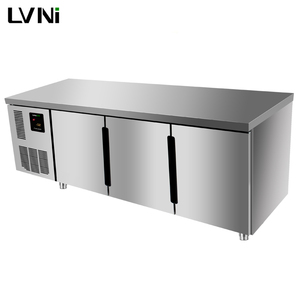 LVNI factory 1.8M 3 porte insalata commerciale sotto banco bar <span class=keywords><strong>congelatore</strong></span> <span class=keywords><strong>e</strong></span> frigorifero - Product Image 1