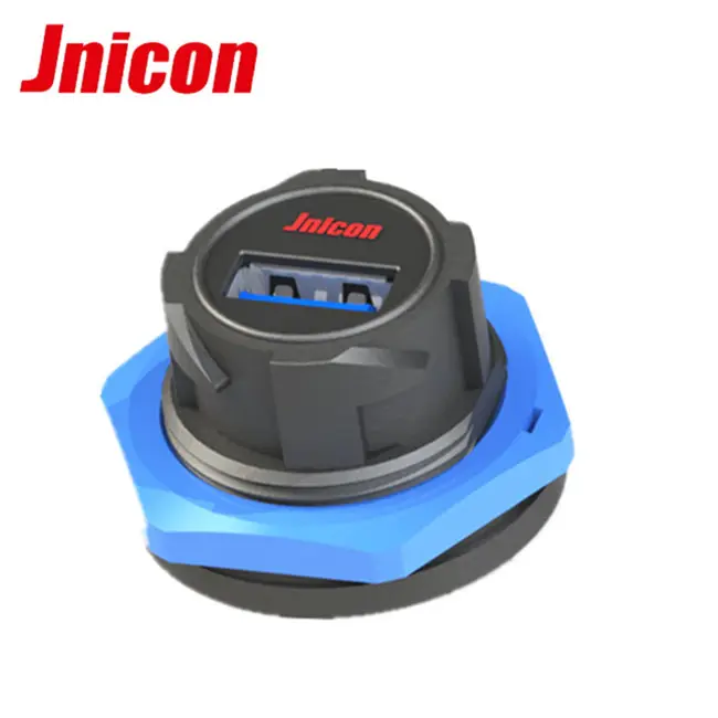 Jnicon male female waterproof USB connector