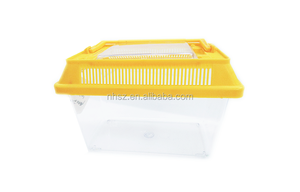 En plastique De Démarrage Aquarium Fish Tank Reptile Insecte Poisson Rouge Cage Poignée de Transport - Product Image 4