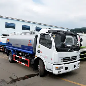 Düşük fiyat beygir gücünde 8000 litre Dongfeng Su Yağmurlama Tankı Kamyon Su Kamyon