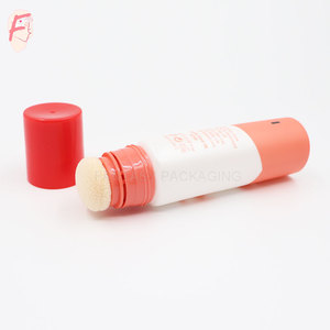 Tùy Chỉnh Sản Xuất 10Ml 12Ml 15Ml Rỗng Mỹ Phẩm Trắng Nhựa Che Khuyết Điểm Ống Với Miếng Bọt Biển Bôi Cho Nền Tảng Lỏng - Product Image 4