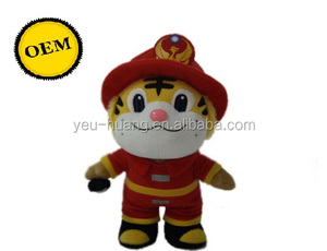 Peluche de Tigre Bombero Personalizado de Y.H Toys - Modelo YH ICTI Clase A - Product Image 2