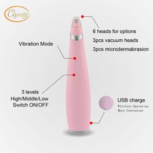 2-in-1 Portable Microdermabrasion Device <strong>Personal</strong> Home Use Beauty Equipment Blackhead Remover and <strong>Face</strong> <strong>Massager</strong> for Salons - Product Image 4