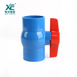 Valve Plastic DIN STANDARD China Manufacturer Custom 1/2 " Blue Plastic Pvc Water Valve Handles