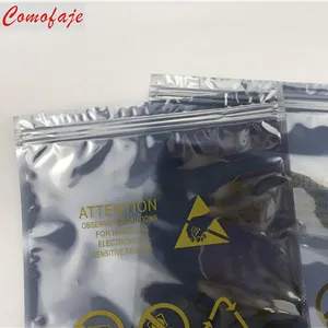 Printed ESD Shielding bag Antistatic with Zip Lock/without zipper lock Packing Vacuum Bag