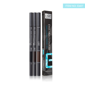 Menow E407 OEM/ODM Marque Privée Crayon Double Tête Imperméable Multifonctionnel pour Eyeliner + <span class=keywords><strong>Sourcils</strong></span> + Brosse Cosmétiques de Beauté pour les Yeux - Product Image 3