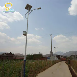 outdoor solar street light 6M 30W energy saving solar street light system manufacturer most popular in Europe and Asia