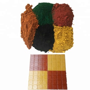 Usine Offre Spéciale 95% oxyde de fer rouge coulis poudre <span class=keywords><strong>fe2o3</strong></span> et pigments jaunes pour pavés/béton/briques - Product Image 4