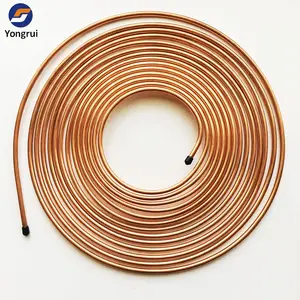 15m Pancake Coil Copper Coated Steel Bundy Pipe