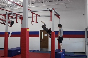 Équipement de parcours d'obstacles américains pour enfants Parc de parcours <span class=keywords><strong>Ninja</strong></span> Warrior - Product Image 4