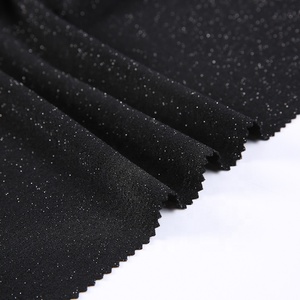 Nouveau style noir brillant 96% polyester 4% spandex tricot <span class=keywords><strong>lurex</strong></span> paillettes tissu - Product Image 5