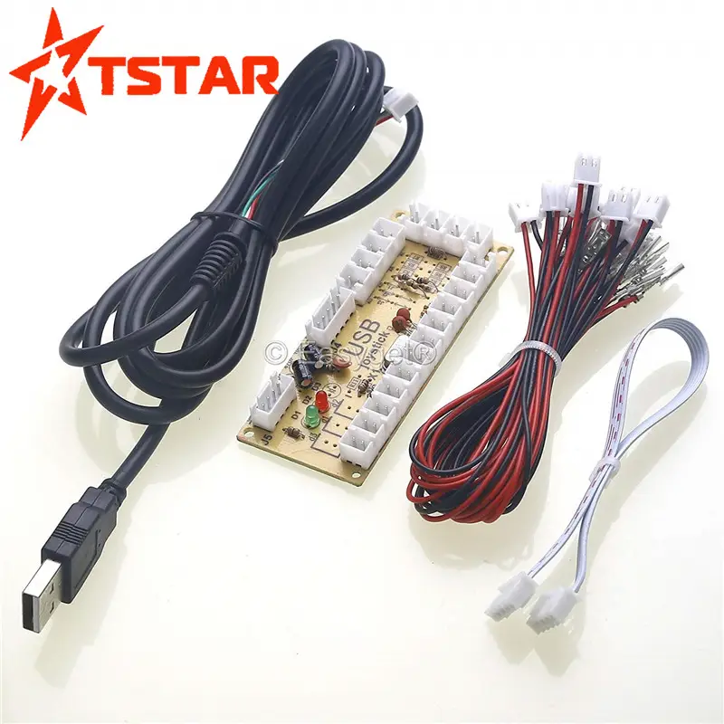 Ritardo Zero encoder tastiera usb per PC joystick e pulsanti per arcade happ kit fai da te parti