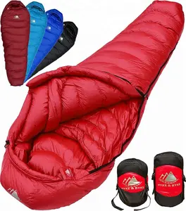 Daunen schlafsack für Rucksack touren Quandary 15 Grad F Ultraleicht Ultra Compact Daunen gefüllt 3 Saison Herren und Damen