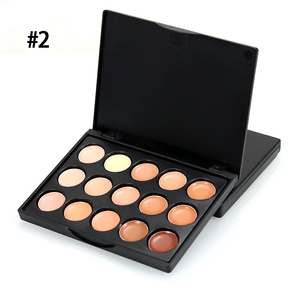 OEM Private Logo Mini Foundation Corrector Paleta 15 colores mate para sombra de ojos Tipo de polvo - Product Image 2