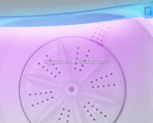 Lavadora y lavadora eléctrica de ciclo giratorio, Mini compacta, portátil, doble tina - Product Image 3