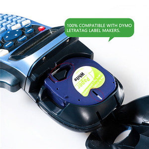 Cinta de Papel Térmico PUTY LT-100H, Compatible con <span class=keywords><strong>Dymo</strong></span> 91200, 12mm, para Impresoras de Etiquetas - Product Image 4