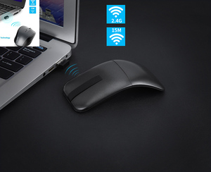 แปลกใหม่หมุนสัมผัสที่มีความสำคัญ2.4กรัมเมาส์ไร้สาย - Product Image 6